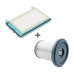 Комплект фильтров HEPA 2 шт. FC8047 + FC8044/01 для пылесосов Philips 432200493320, 432200039090