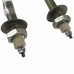ТЭН для нагрева воды 2000W 220V (оцинкованная сталь) L=225mm M18 (прямой)