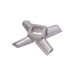Ніж для м'ясорубки Bosch 00629848 D=46mm s=9mm Отвір=9x9mm