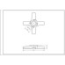 Ніж для м'ясорубки Zelmer 00755469 NR8 86.3107 D=54mm s=9mm Отвір=10x10mm