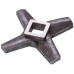 Ніж для м'ясорубки Zelmer 00755469 NR8 86.3107 D=54mm s=9mm Отвір=10x10mm