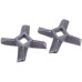 Набір ножів для м'ясорубки Zelmer 00755469 ZMMA018X (2 шт.) D=54mm s=9mm Отвір=10x10mm NR8