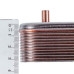 Теплообмінник пластинчастий ГВП Zilmet (12 пластин) для газового котла Ariston BS/Clas/Genus/Egis Plus 17B1901244