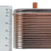 Теплообменник пластинчатый Zilmet (20 пл.) для газового котла Baxi Eco, Luna 3, Fourtech, Westen Pulsar 17B2072000