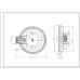 Конфорка D=180mm 1500W EGO 18.18453.002 для електроплити