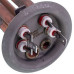 Тен фланцевий для бойлера 34013100000 Kawai 2000W (мідний) L=310mm фланець 64mm (під анод M4)
