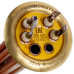 Тен для бойлера ''блискавка'' 3401336 Thermowatt 2000W (мідний), фланець 64mm L=335mm (під анод M4)