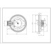 Конфорка 346971000001 для електроплити Nord D=145mm 1000W