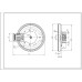 Конфорка 346971000002 для електроплити Nord D=180mm 1500W