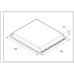 Деко емальоване 466x385x22mm для духовки Electrolux 3532454075