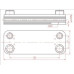 Теплообменник пластинчатый ГВП (14 пластин) для газового котла Solly Comfort 4700900002