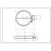 Whirlpool 480121101516 Конфорка Eika 1700W для стеклокерамической поверхности, 481231018889, 481225998315