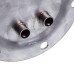 Фланец под сухие ТЭНы для бойлера Electrolux 50266820005 (нержавеющая сталь) D внешний=167mm L трубок=410/430mm (под анод M8)