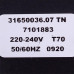 Сервопривід 3-х ходового клапана Elbi для газового котла Baxi/Westen 5694580