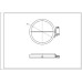 Конфорка для стеклокерамической поверхности Gorenje 607618 2300W D=210mm