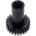 Шестерня з валом для м'ясорубки Braun 67051414