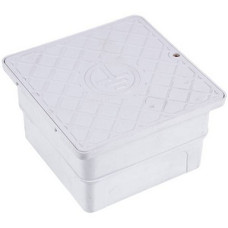 Коробка 140x140x100mm пластикова для фасадного ревізійного з'єднання 68/2 PL