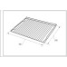 Решетка для духовки Gorenje 933265 AC054 455х340mm