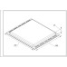 Эмалированное деко для духовки Ariston, Indesit 403x389x24mm C00078391