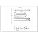 ТЭН верхний (гриль) для духовки Indesit C00081591 2800W (556+2250W)
