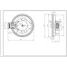 Indesit C00099673 EGO Конфорка для електроплити Indesit D=145mm 1000W
