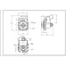 Помпа 30W B20-6AZ Hanyu C00285437 для пральної машини Indesit