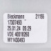 Тен проточний для посудомийної машини Ariston-Indesit C00520796 (нового зразка)