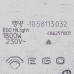 Конфорка COK061UN EGO для склокерамічної поверхні D=200mm 1800W  10.58113.032