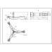 Крестовина барабана для стиральной машины Samsung DC97-15184A L=127mm