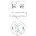 Двигун для пилососа KW45348VCM Koolwen 800W D=120/83mm H=26/105mm