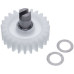 Шестерня з валом для м'ясорубки Kenwood KW650714