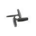 Ніж для м'ясорубки Moulinex MS-651185 D=48mm s=5mm Отвір: шестигранний