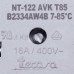 Термостат для бойлера NT122AVK 16A 400V 7-85°C капилляр L=600mm