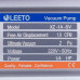 Вакуумний насос з манометром для кондиціонера LEETO XZ-1А-SV (1 ступ. 50 л/хв.)