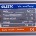 Вакуумный насос для кондиционера LEETO XZ-4A (1 ступ. 226 л/мин.)