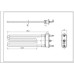 Тен для пральної машини Electrolux 1327372312 TPD 185-LB-1750 Kawai L=185mm 1750W