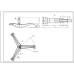 Крестовина барабана для стиральной машины Samsung DC97-00124B L=127mm