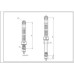 Indesit C00140744 Амортизатор бака для пральної машини 100N
