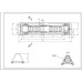 Активатор, ребро барабана для стиральной машины Indesit L=208mm C00083894